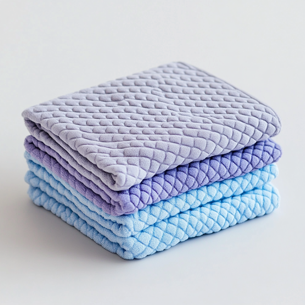 Wipur Nano Fish Scale Microfiber Cleaning Cloth - Streak-Free Polishing for Glass, Mirrors & Stainless Steel - Lint-Free & Fast Drying - Set of 3