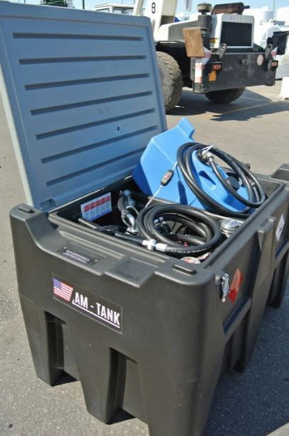 AM-TANK 105gl DIESEL + 13gl DEF COMBO Portable Tank with 12V Pumps