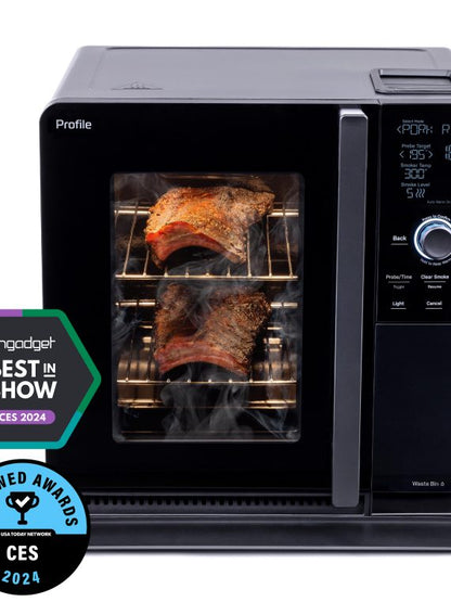 2025 GE Profile – Smart Indoor Smoker – Black