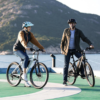Adult Electric Bike, 350W BAFANG Motor (500W Peak), 4A 3H Fast Charging, 468Wh Li-Ion Battery, 21 Speed Gears, Air Saddle, 45 Miles 20 MPH 26" Mountain Bike Electric Bike, ANSI/CAN/UL2849 Compliant