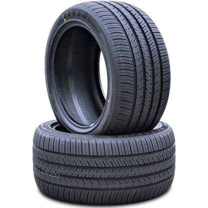 A set of 4 (4)265/35R20 99Y XL high-performance full-season tires for: 2015-23 Ford Mustang EcoBoost Premium, 2012-13 Audi A7 Quattro Base