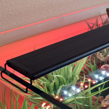 72" Inch Serene Aquarium Visual and Audio Aquatic Experience Kit with LED Aquarium Light, LED Background Light, Frosted Background Film & Speaker for Fish Tank (4028)