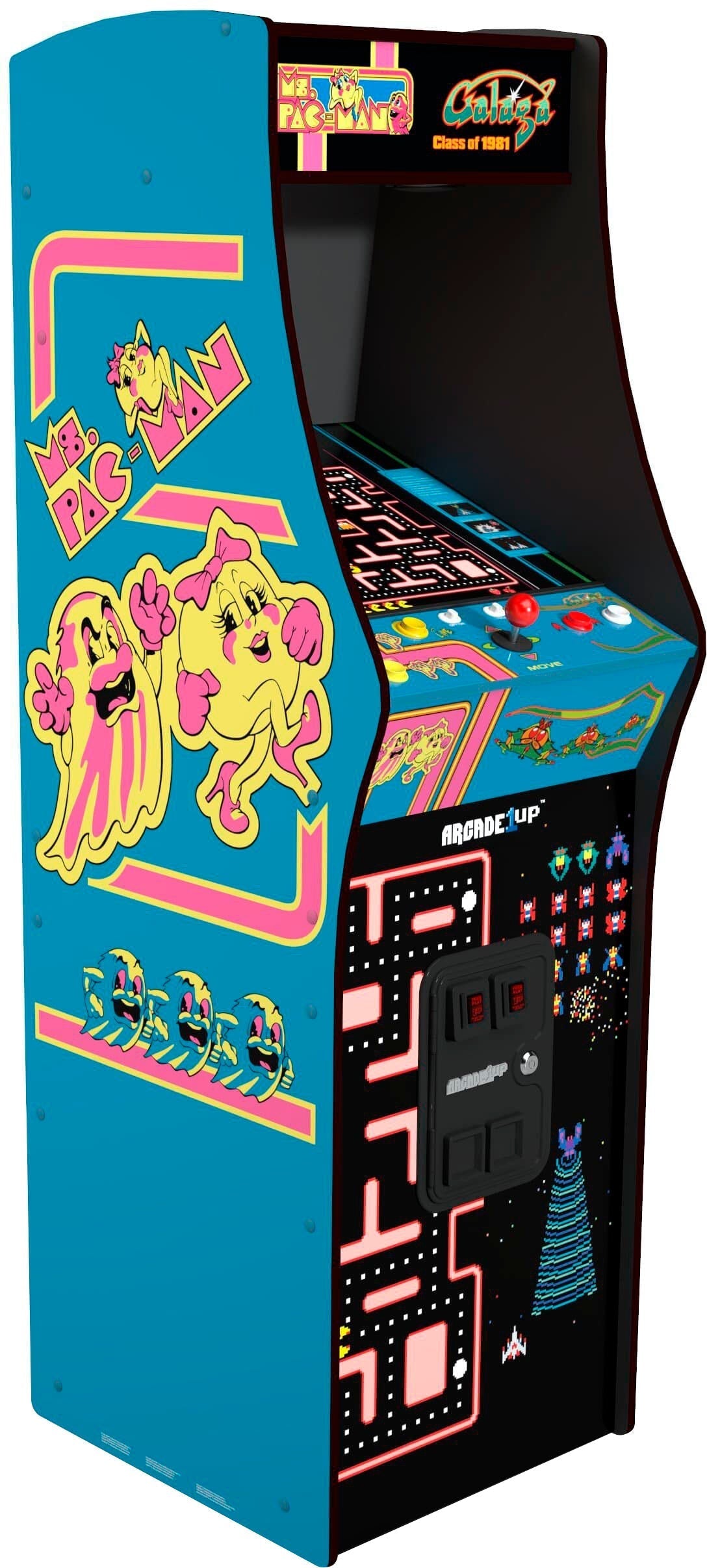 Arcade1Up Class of 81′ Deluxe Arcade Game, Blue – Retro Gaming Console