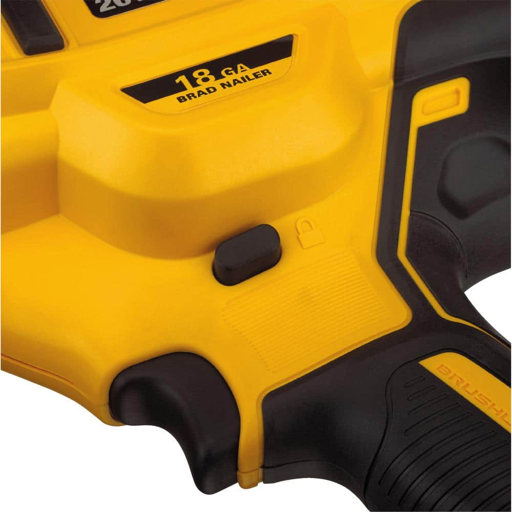20V MAX XR Lithium-Ion CordlessGauge Brad Nailer (Tool Only)
