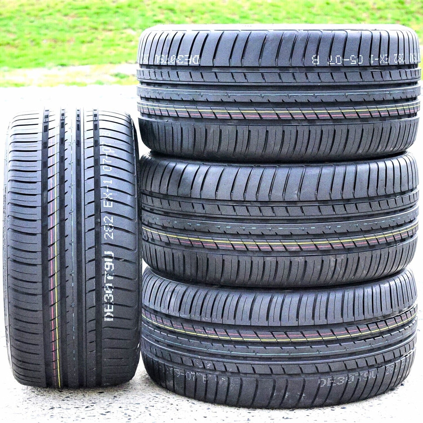 A pair of 2 (2 275/35R20 102Y ZR XL A/S performance tires fit: 2005 Bentley Continental GT, 2006-07 Bentley Continental Flying Spur