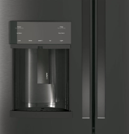 Appliances PFE28KBLTS 36 Inch French Door Refrigerator Black Stainless Steel