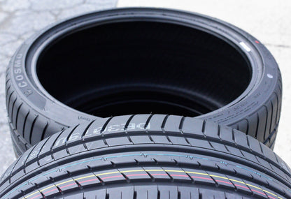 A set of four (four) 255/35R19 ZR 96Y XL full season performance tires fit: 2013 Audi A4 Quattro Premium Plus, 2009-14 Audi A4 base