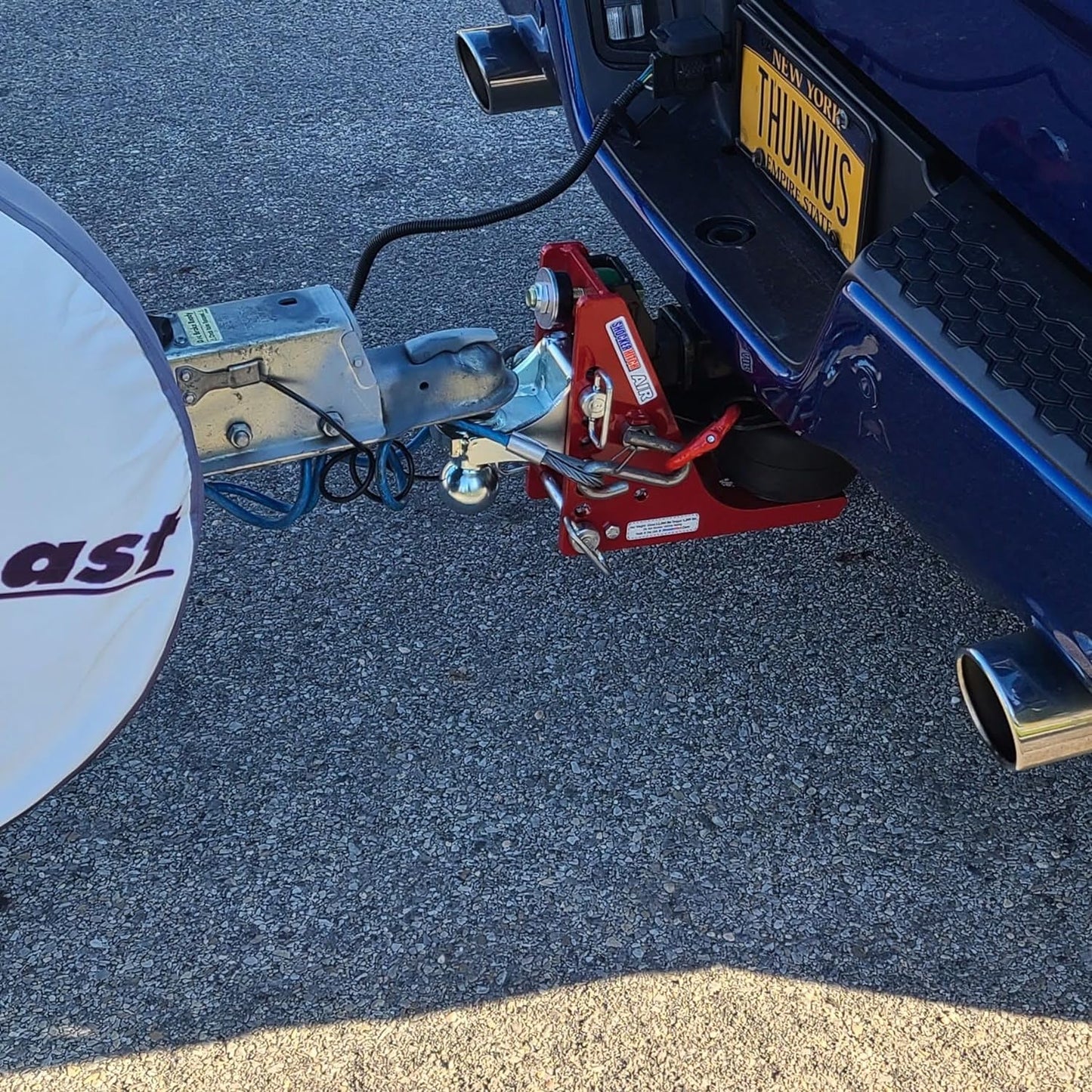 Air Hitch with Combo Ball Mount (2" & 2-5/16" Balls), Fits 2" Hitch - 12,000 lbs