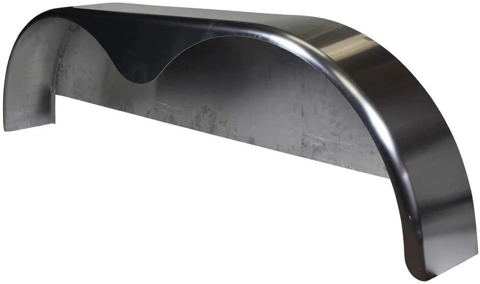 72×10-3/4 Tandem Axle Steel Trailer Fender with Back Plate Welded In (2-Pack)