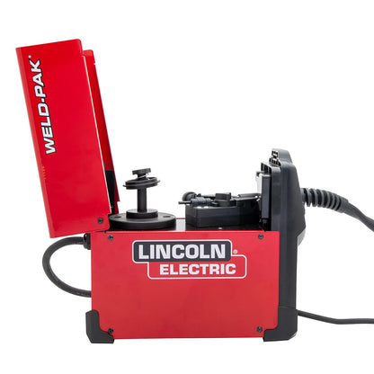 90i FC Flux Core Wire Feed Weld-PAK Welder, 120V Welding Machine, Portable w/Shoulder Strap, Protective Metal Case, Best for Small Jobs, K5255-1