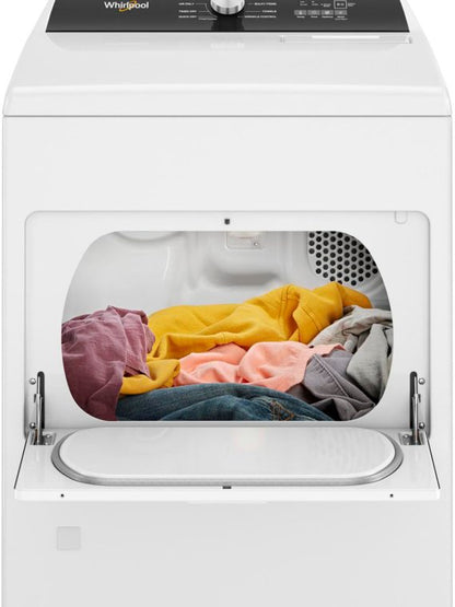 2025 Whirlpool – 7.0 Cu. Ft. Gas Dryer with Moisture Sensing – White